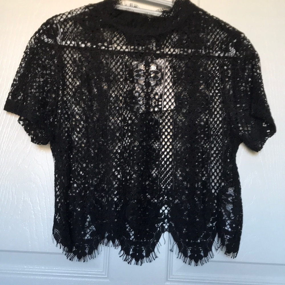 Zara lace shirt NEW WITH TAGS